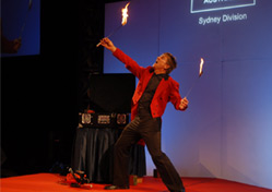 Marty Coffey and fire