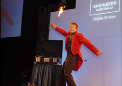 Marty Coffey and fire