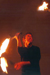 Marty Coffey and fire